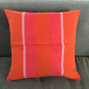 Handwoven Orange And Pink Cushion Cover