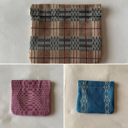 Coin purse with shrapnel closure