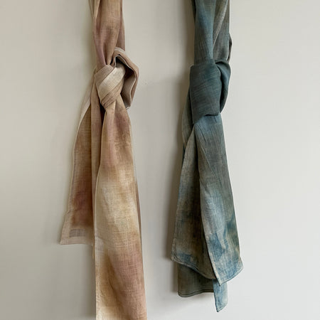 Natural print scarf
