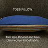 Toss pillow cover 10" x 16"