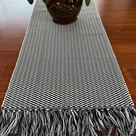 Checkered table runner