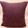 Deep Bright Red Textured Throw Pillow Cover 